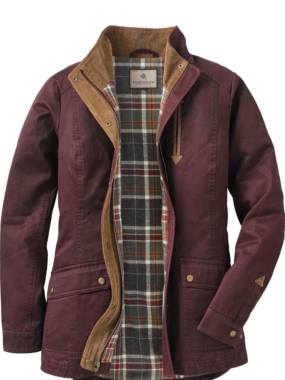 Legendary Whitetails women Maroon Field Jacket